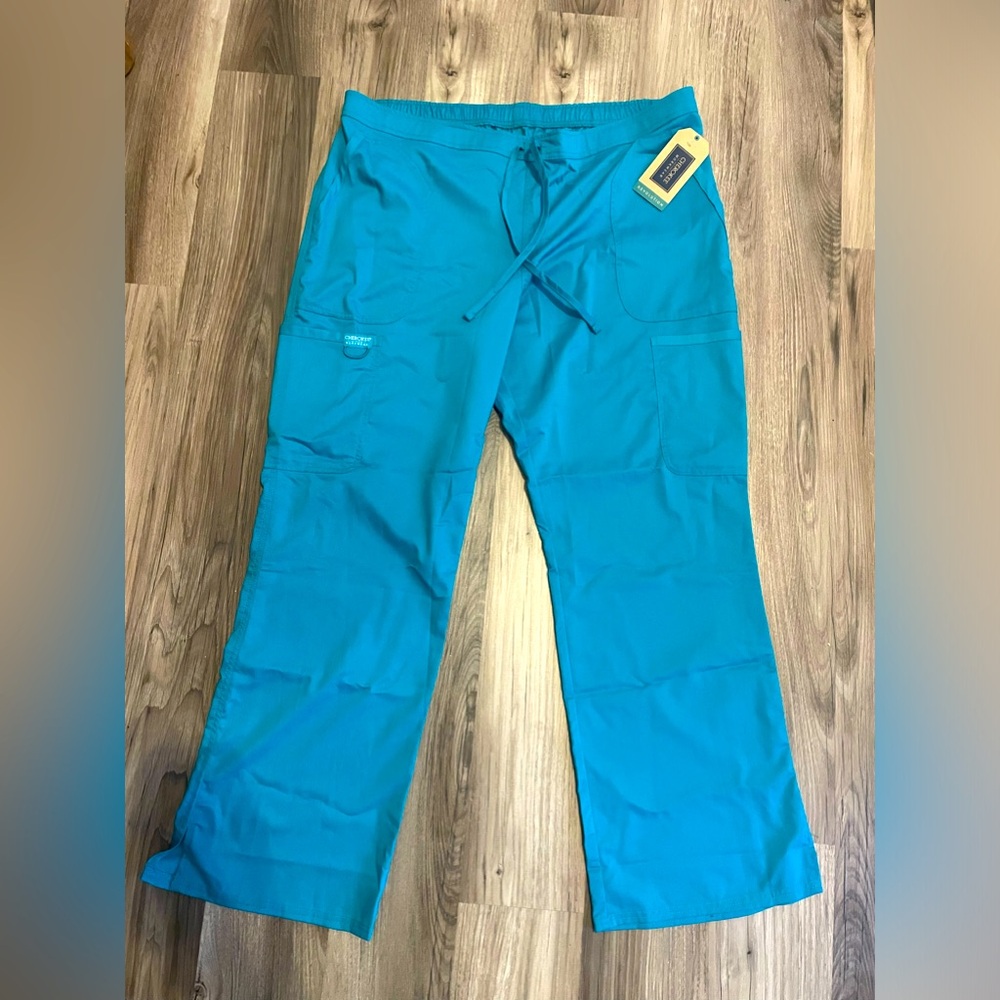 NWT Teal Cherokee Revolution Scrub Pants